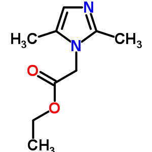 2-(2,5-二甲基咪唑-1-基)乙酸乙酯结构式_52726-28-0结构式