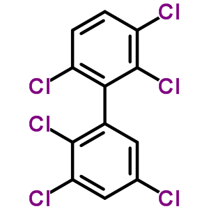 2,2,3,3,5,6-六氯联苯结构式_52744-13-5结构式