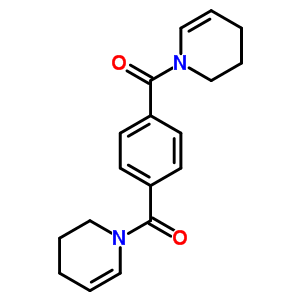 1,1-(1,4-亚苯基二羰基)双(1,2,3,4-四氢吡啶)结构式_52881-77-3结构式