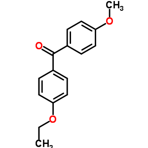 (4-乙氧基苯基)(4-甲氧基苯基)甲酮结构式_52886-92-7结构式