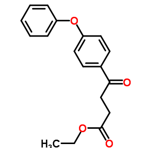 4-氧代-4-(4-苯氧基苯基)丁酸乙酯结构式_52888-63-8结构式