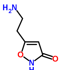 5-(2-氨基乙基)-3(2H)-异噁唑酮氢溴酸结构式_52898-08-5结构式