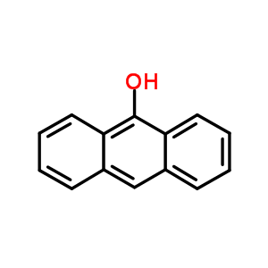 9-羟基蒽结构式_529-86-2结构式