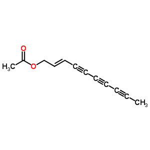 (E)-2-decene-4,6,8-triyn-1-ol acetateStructure,52940-10-0Structure (E)-2-decene-4,6,8-triyn-1-ol acetate Structure,52940-10-0Structure