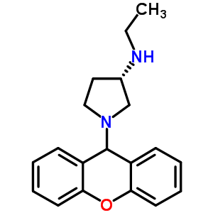 (3S)-n-乙基-1-(9h-氧杂蒽-9-基)-3-吡咯烷胺结构式_52963-47-0结构式