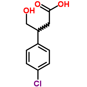 3-(4-氯苯基)-4-羟基丁酸结构式_52977-95-4结构式