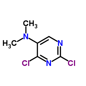 2,4-二氯-N,N-二甲基嘧啶-5-胺结构式_5298-50-0结构式