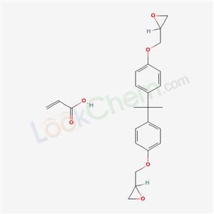 2-丙酸 polymer with 2,2,-[(1-甲基亚乙基)双(4,1-亚苯基氧基亚甲基)]双(环氧乙烷)结构式_52985-33-8结构式