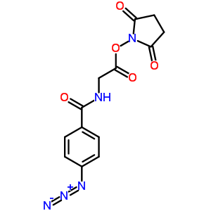N-羟基琥珀酰亚胺基-4-叠氮基苯甲酰基甘氨酸结构式_53122-84-2结构式