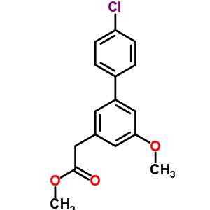 4-氯-5-甲氧基-3-联苯乙酸甲酯结构式_53183-84-9结构式