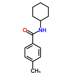 N-环己基-4-甲基-苯甲酰胺结构式_53205-68-8结构式