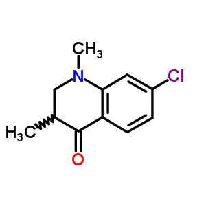 7-氯-2,3-二氢-1,3-二甲基喹啉-4(1h)-酮结构式_53207-50-4结构式