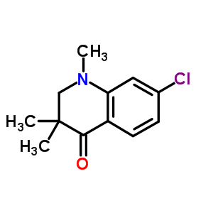 7-氯-2,3-二氢-1,3,3-三甲基喹啉-4(1h)-酮结构式_53207-53-7结构式