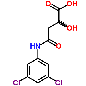 N-(3,5-二氯苯基)-2-羟基琥珀酰胺酸结构式_53219-96-8结构式