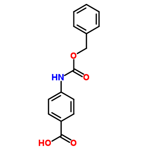 4-(苄氧基羰基氨基)苯甲酸结构式_5330-71-2结构式