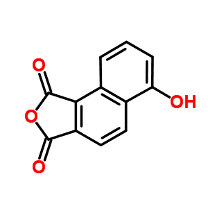 (9ci)-6-羟基-萘并[1,2-c]呋喃-1,3-二酮结构式_53300-36-0结构式