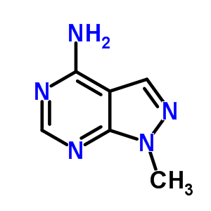 1-甲基-1H-吡唑并[3,4-d]嘧啶-4-胺(9ci)结构式_5334-99-6结构式