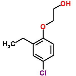 2-(4-氯-2-乙基苯氧基)乙醇结构式_53347-13-0结构式