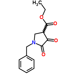 1-苄基-4,5-二氧代吡咯烷-3-羧酸乙酯结构式_5336-50-5结构式