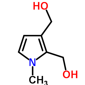 2,3-双(羟基甲基)-1-甲基吡咯结构式_53365-77-8结构式
