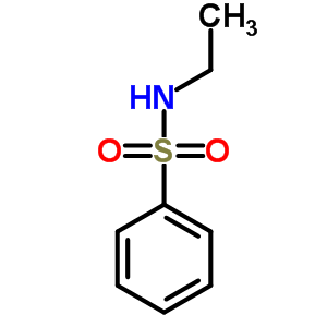 N-乙基苯磺酰胺结构式_5339-67-3结构式