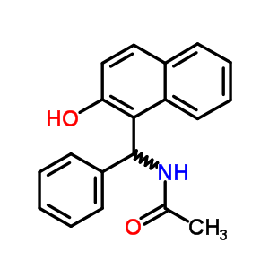 N-[(2-羟基萘-1-基)-苯基甲基]乙酰胺结构式_5342-92-7结构式