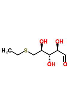 5-S-乙基-5-硫代核糖结构式_53458-56-3结构式