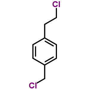 1-(2-氯乙基)-4-(氯甲基)苯结构式_53459-40-8结构式