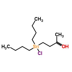 二正丁基(3-羟基丁基)锡氯化物结构式_53477-39-7结构式