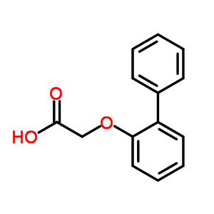 (联苯-2-氧基)-乙酸结构式_5348-75-4结构式