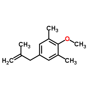 3-(3,5-Dimethyl-4-methoxyphenyl)-2-methyl-1-propeneStructure,53483-20-8Structure 3-(3,5-Dimethyl-4-methoxyphenyl)-2-methyl-1-propene Structure,53483-20-8Structure