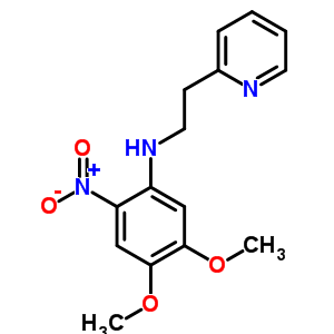 n-(4,5-二甲氧基-2-硝基苯基)-2-吡啶乙胺结构式_53493-58-6结构式