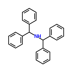 N-二苯甲基-1,1-二苯基-甲胺结构式_5350-71-0结构式