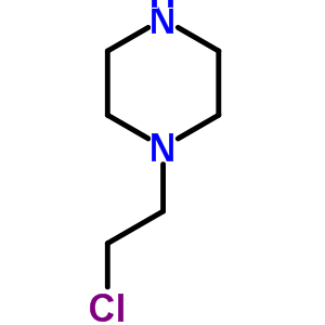 1-(2-氯乙基)哌嗪结构式_53502-60-6结构式