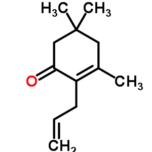 3,5,5-三甲基-2-(2-丙烯基)-2-环己烯-1-酮结构式_53543-47-8结构式