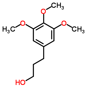 3-(3,4,5-三甲氧基-苯基)-丙烷-1-醇结构式_53560-26-2结构式