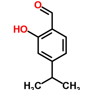 4-异丙基水杨醛结构式_536-32-3结构式