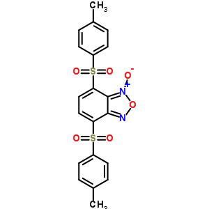 4,7-双((4-甲基苯基)磺酰基)-苯并呋咱 1-氧化物结构式_53619-79-7结构式