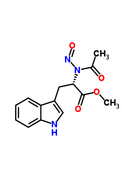 N-乙酰基-n-亚硝基色氨酸甲酯结构式_53659-33-9结构式