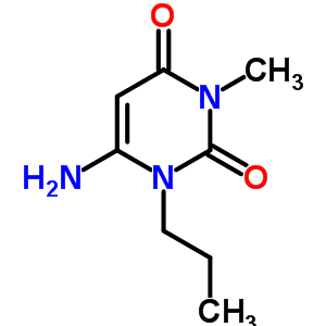 6-Amino-3-methyl-1-propyl-1h-pyrimidine-2,4-dioneStructure,53681-48-4Structure 6-Amino-3-methyl-1-propyl-1h-pyrimidine-2,4-dione Structure,53681-48-4Structure