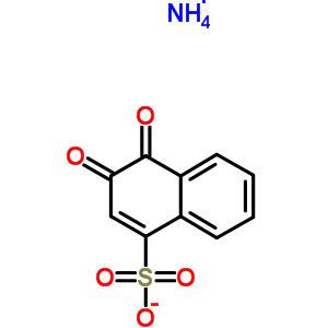 3,4-二氢-3,4-二氧代-1-萘磺酸铵盐结构式_53684-60-9结构式