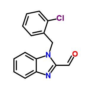 1-(2-Chlorobenzyl)-1h-benzimidazole-2-carbaldehydeStructure,537010-38-1Structure 1-(2-Chlorobenzyl)-1h-benzimidazole-2-carbaldehyde Structure,537010-38-1Structure