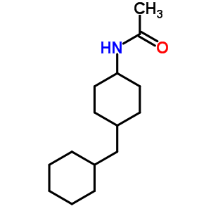 N-乙酰基-4-环己基甲基环己基胺结构式_53710-61-5结构式
