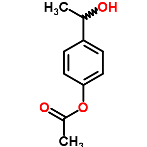 [4-(1-羟基乙基)苯基]乙酸酯结构式_53744-50-6结构式