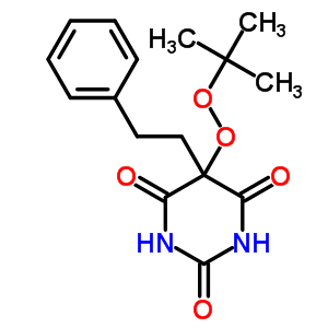 5-叔丁基过氧-5-(alpha-甲基苄基)巴比妥酸结构式_53761-08-3结构式