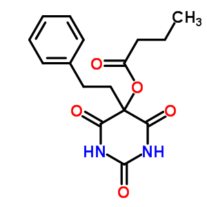 5-丁基氧基-5-(α-甲基苄基)巴比妥酸结构式_53761-09-4结构式