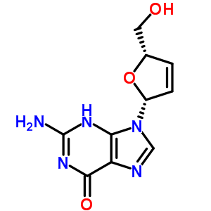 2,3-二脱氢-2,3-二脱氧鸟苷结构式_53766-80-6结构式