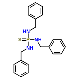 N-双(苄基氨基)膦硫代-1-苯基-甲胺结构式_53820-05-6结构式