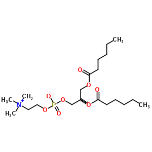 1,2-己酰磷脂酰胆碱结构式_53892-41-4结构式