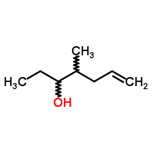4-甲基-6-庚烯-3-醇结构式_53907-71-4结构式